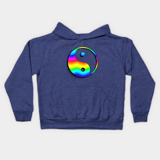 Yin Yang trip Kids Hoodie by Roy's Disturbia